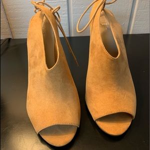 Abound open toe lace up stilettos